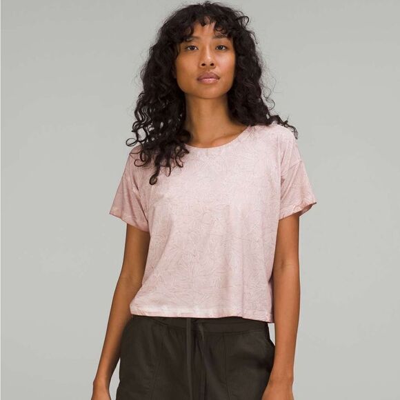 Lululemon Cates T-Shirt Summit Wash Smoky Topaz 2 - Picture 1 of 6